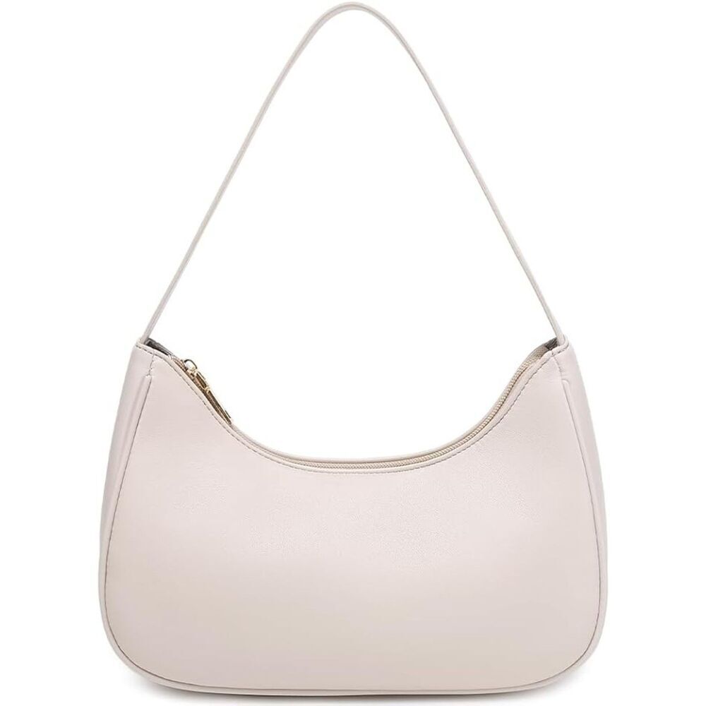 Women's Nude Imported Fashion Mini Clutch Underarm Purse Hobo Mini Tote Bag